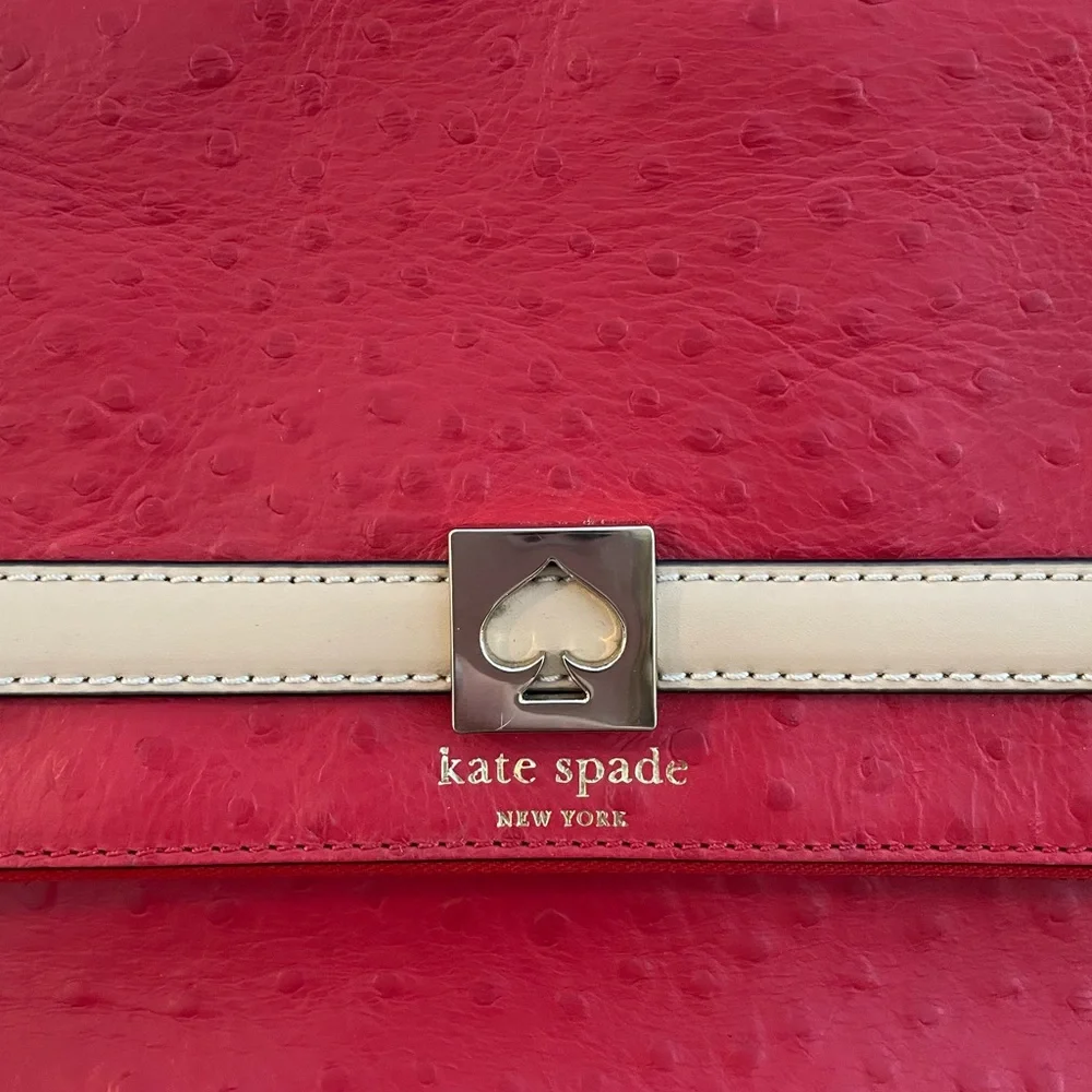 Kate Spade Houston Street Exotic Loula Leather Crossbody - Picture 7 of 7
